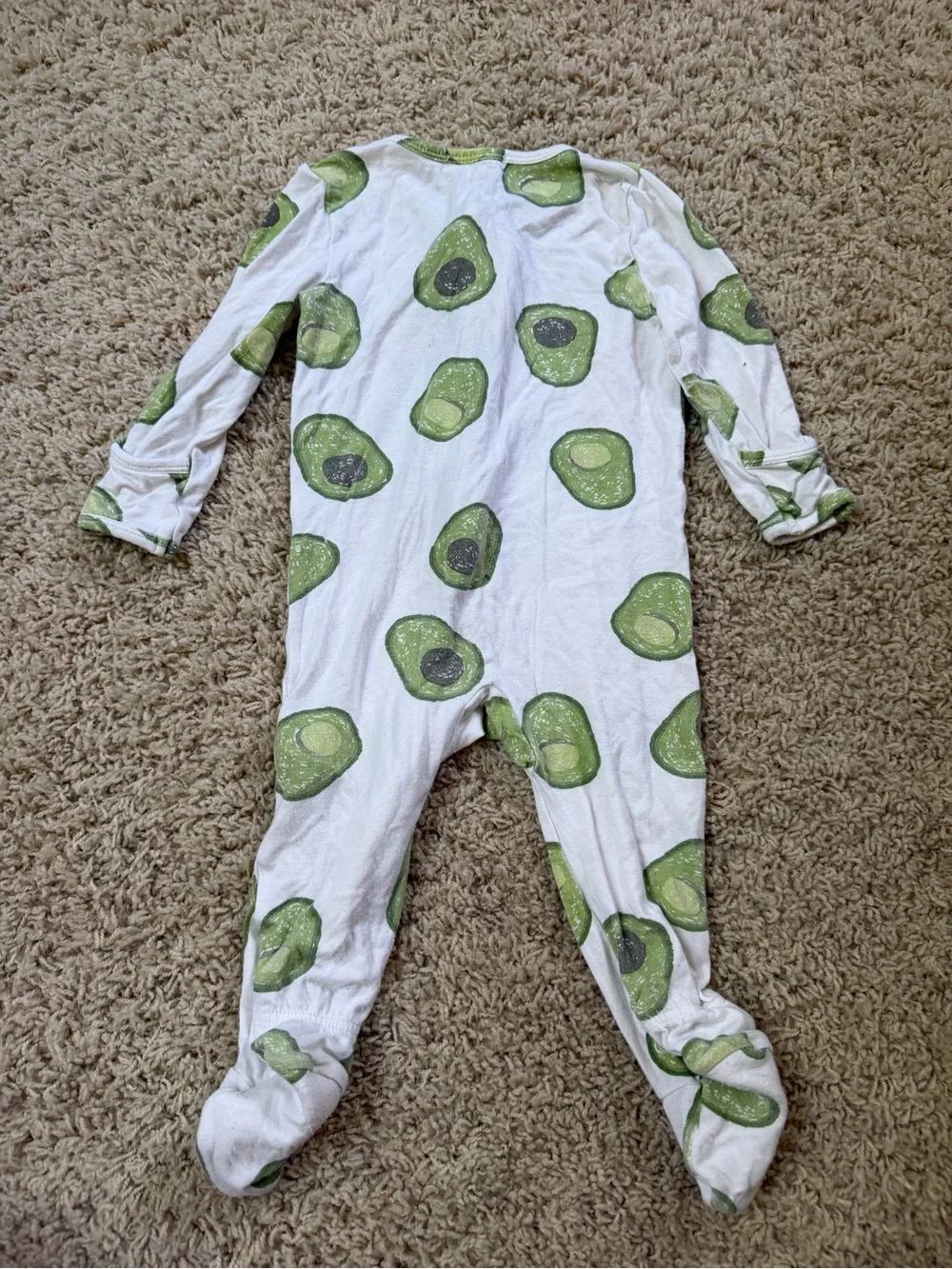 Angel Dear Pajamas avocado print